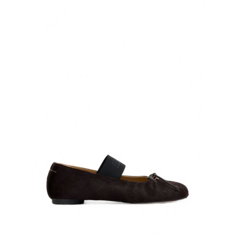 Mm6 Maison Margiela Women Leather Ballet Flats